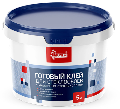 Клей для стеклообоев и малярных стеклохолстов, 5 кг, Старатели